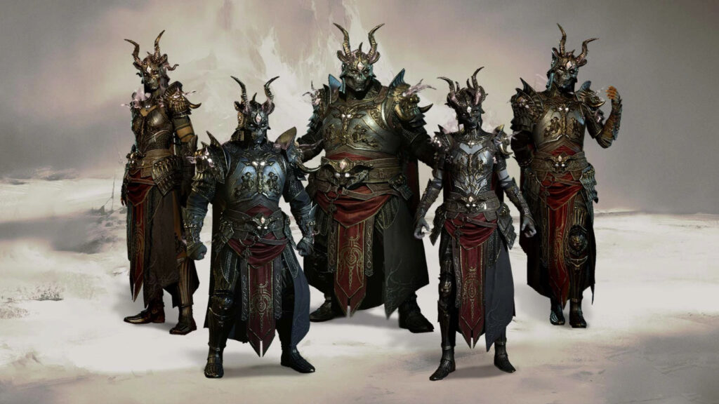 <em>The Awoken Armor sets for each class, found in the battle pass. Credit: Blizzard</em>