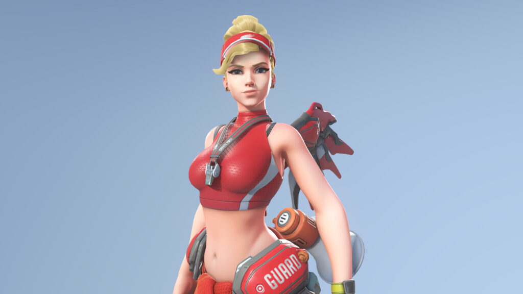 Lifeguard Mercy skin screenshot (Image via Blizzard Entertainment)