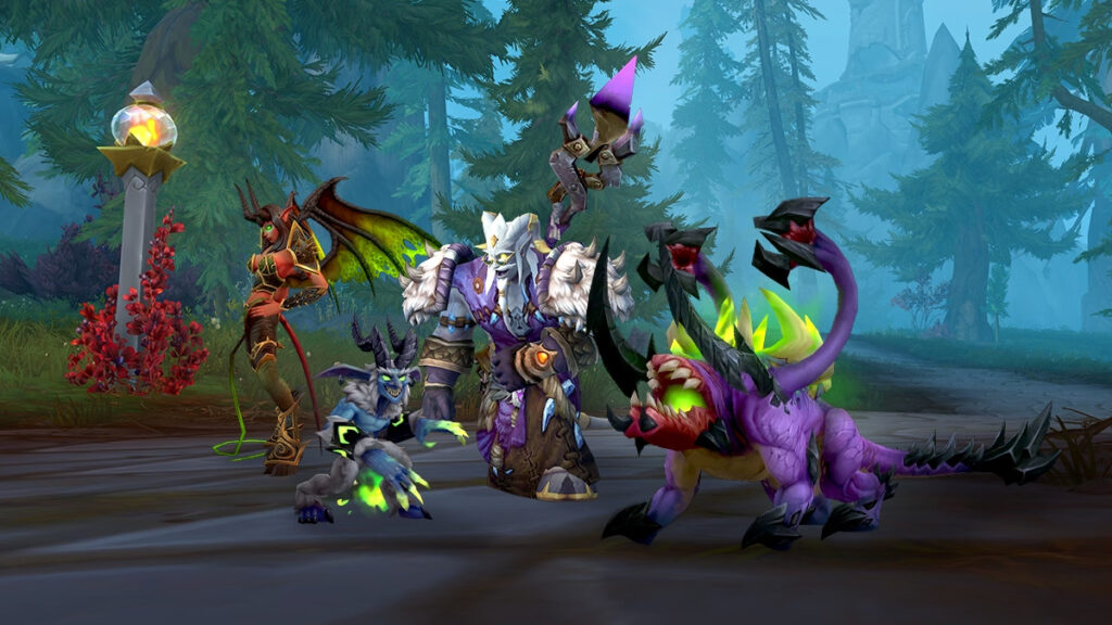 Players can customize their Warlock's pets (Image via Blizzard Entertainment)