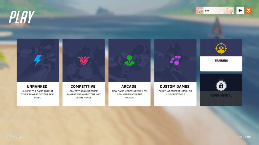 The different game modes (Image via Blizzard Entertainment)