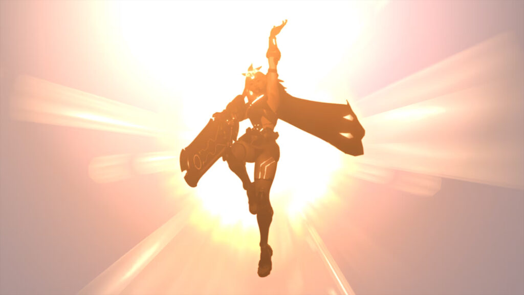 A teaser for the new Overwatch 2 hero (Image via Blizzard Entertainment)