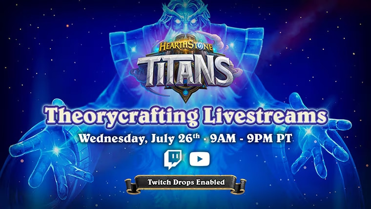 Hearthstone TITANS theorycrafting event information (Image via Blizzard Entertainment)