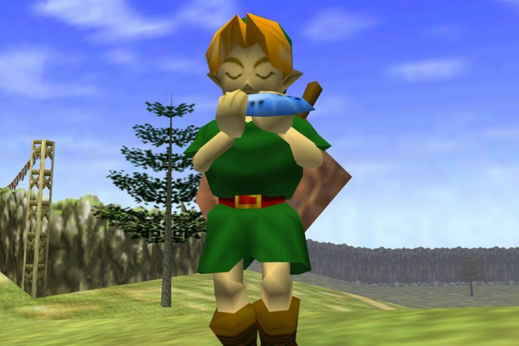 Link playing the Ocarina (Image via Inlander)