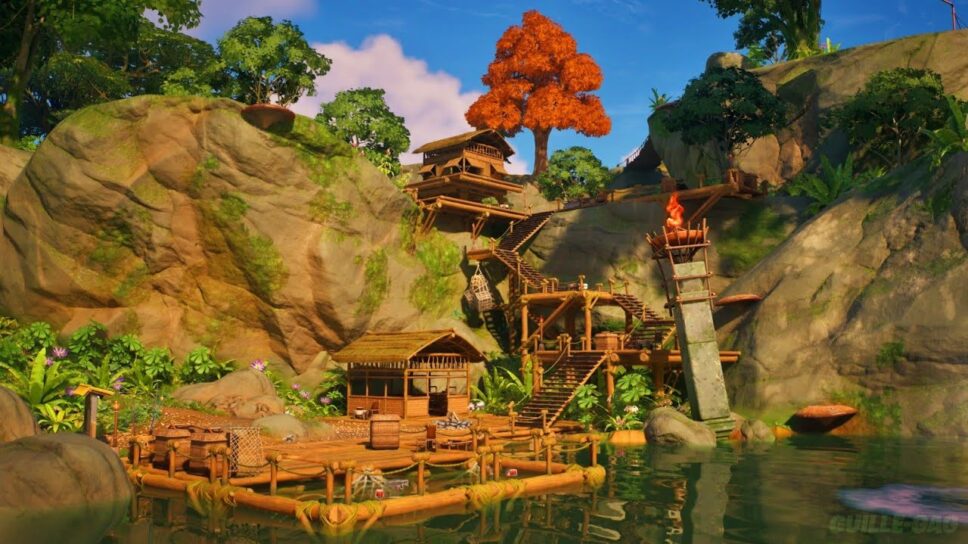 Where is Sunswoon Lagoon in Fortnite? cover image