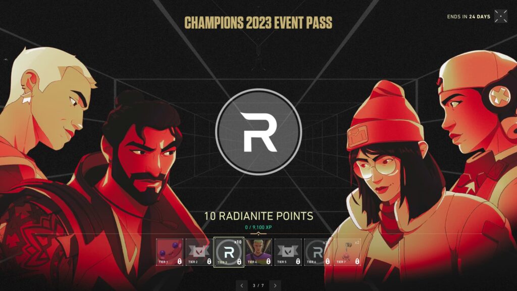 How to get rewards through the VALORANT Champions 2023 event pass