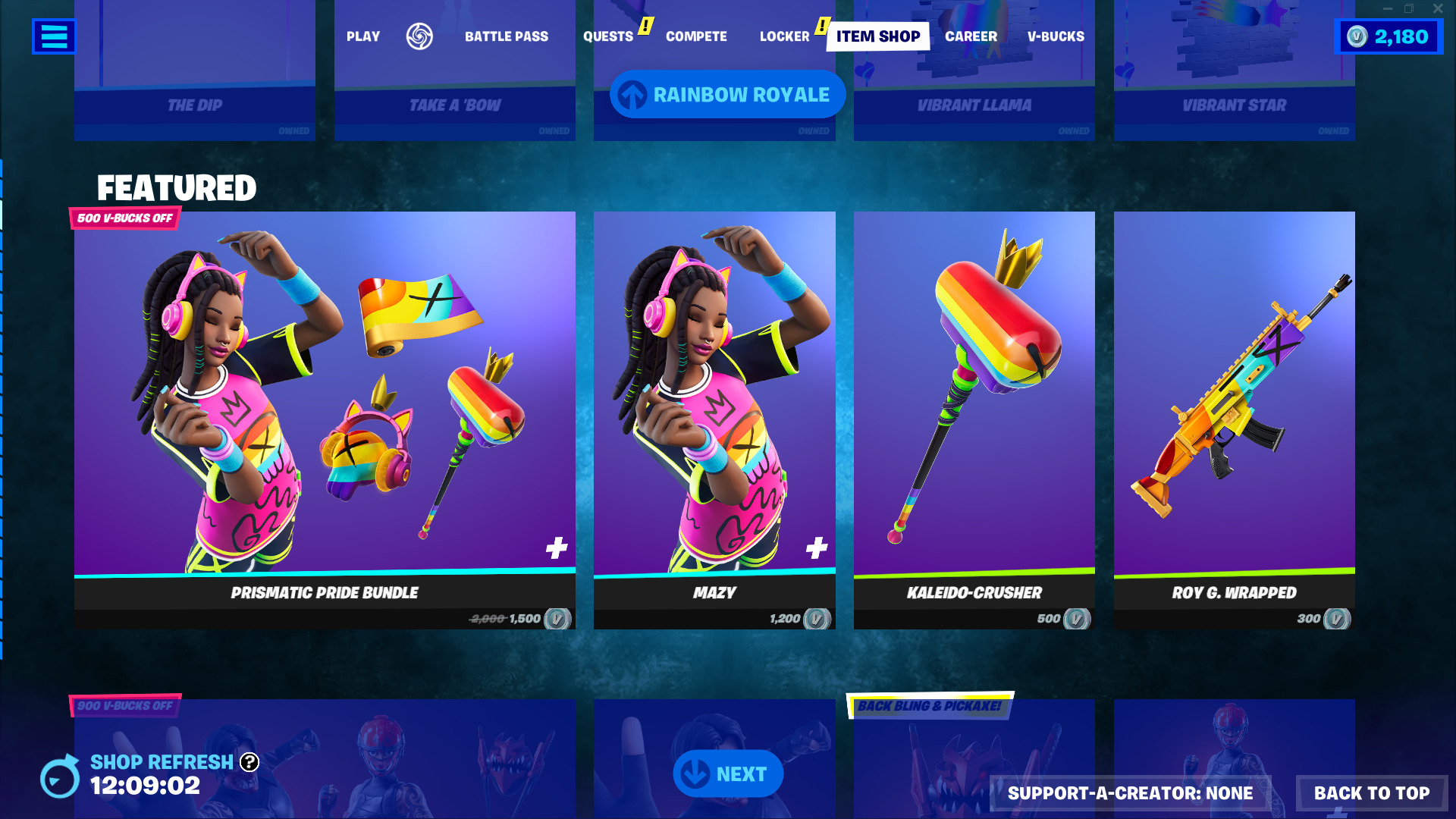 Fortnite Rainbow Royale  Dreamer skin, items & Play Your Way