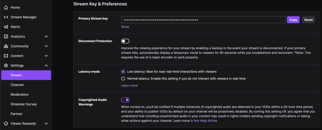 How to find your Twitch Stream Key | esports.gg