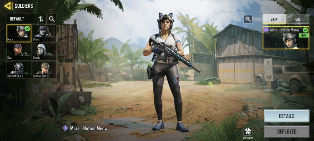 CoD Mobile Mara Notice Meow skin (Image via Activision Publishing, Inc.)