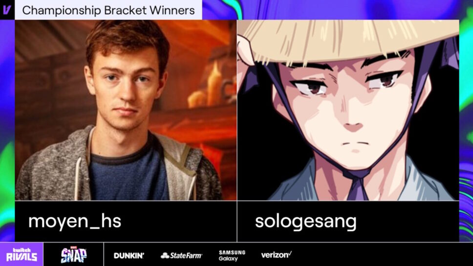 Moyen and Sologesang win Marvel Snap Twitch Rivals event cover image