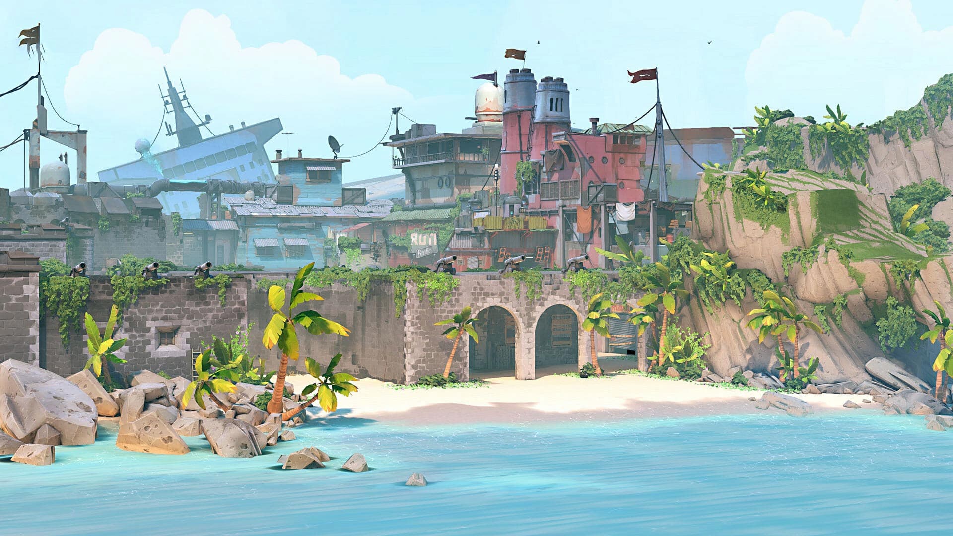 Breeze, VALORANT's new map, is a Caribbean paradise that features