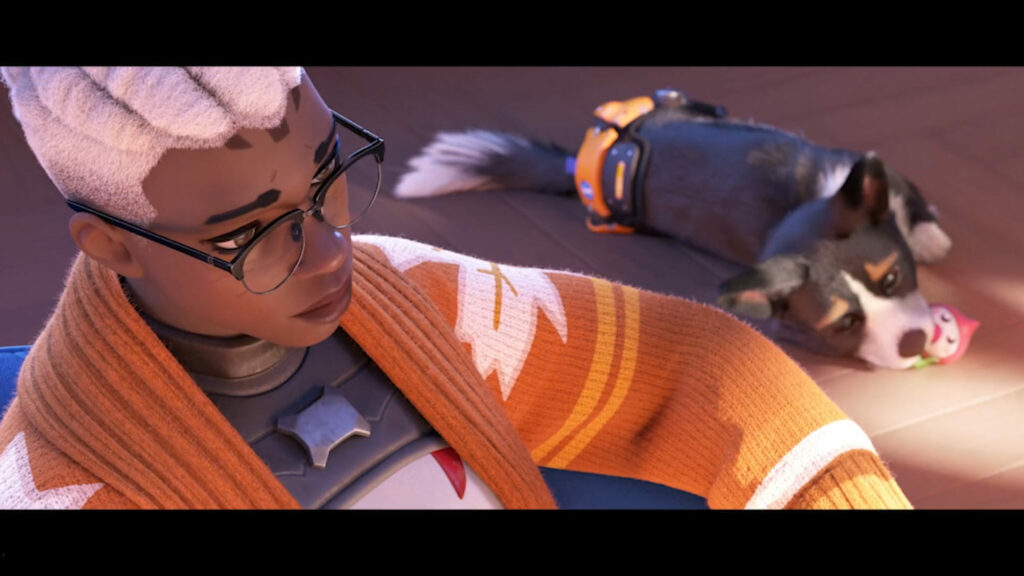 Sojourn and Murphy in the Overwatch 2 Calling animated short (Image via Blizzard Entertainment)