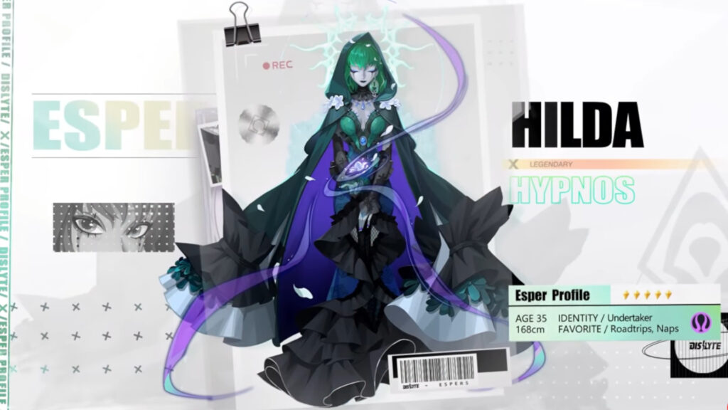 Hilda (Hypnos) in Dislyte (Image via Lilith Games)