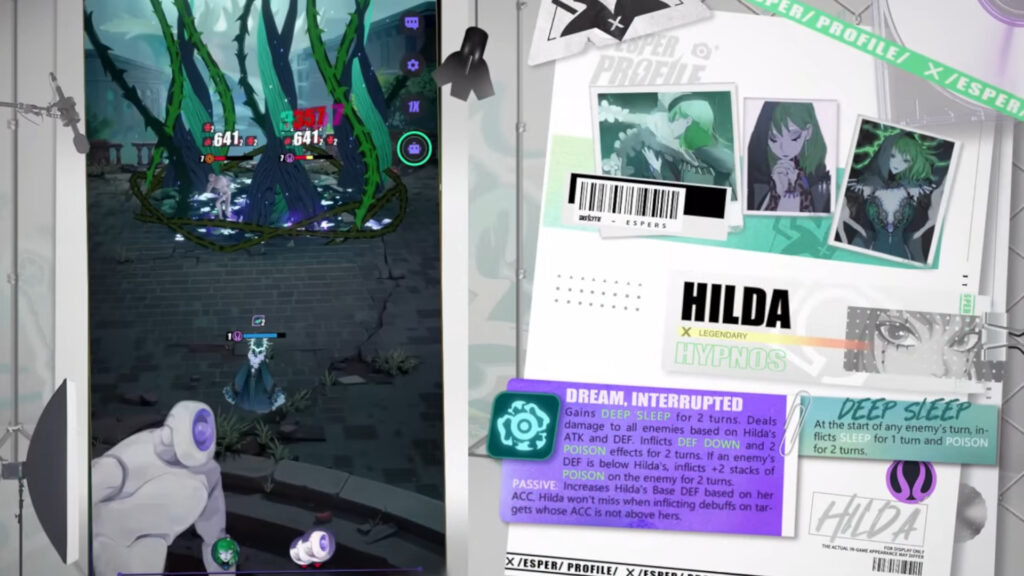 Dislyte Hypnos gameplay screenshot (Image via Lilith Games)