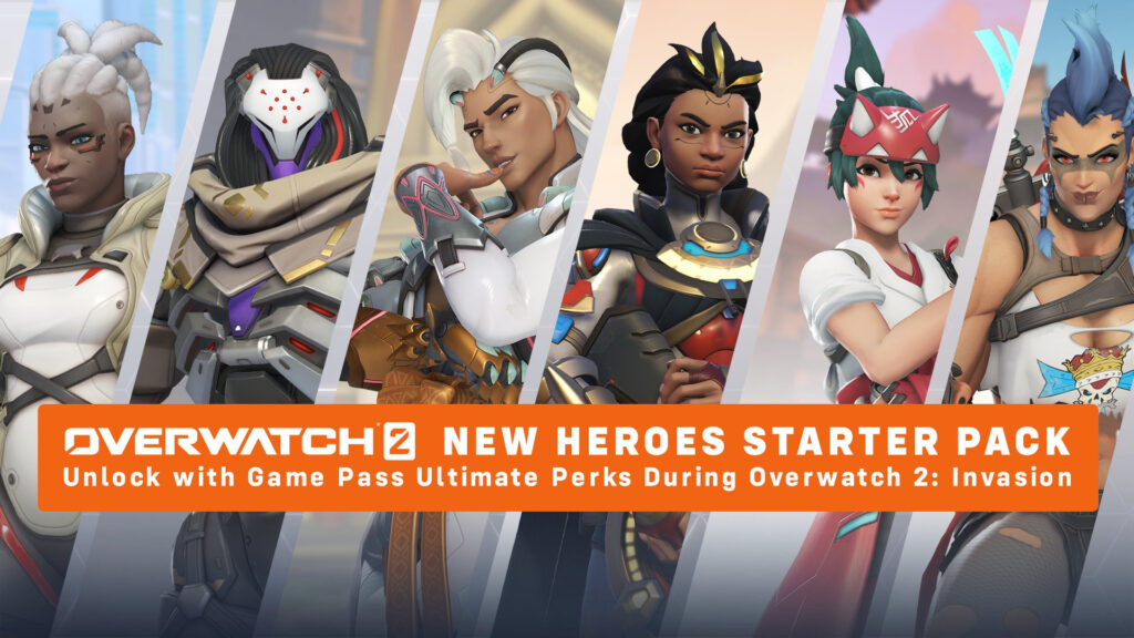Xbox gets Overwatch 2 heroes starter pack (Image via Blizzard Entertainment)