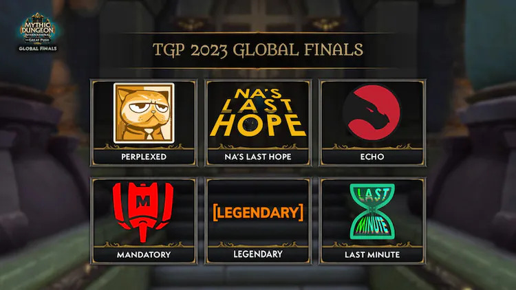 WoW MDI The Great Push Global Finals 2023 teams (Image via Blizzard Entertainment)