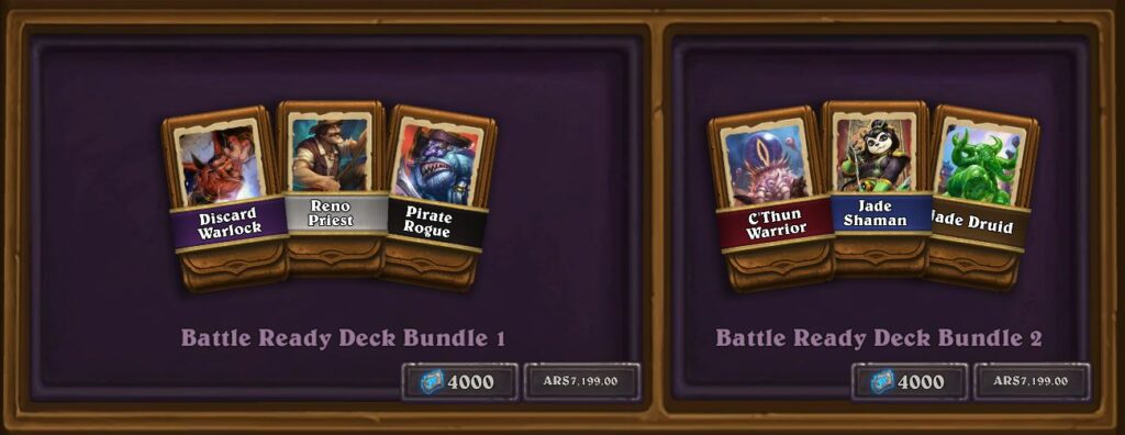 Shop Update: Two Constructed Bundles (Warlock & Priest Skins + Packs) - Hearthstone Top Decks