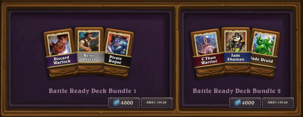 Shop Update: Two Constructed Bundles (Warlock & Priest Skins + Packs) -  Hearthstone Top Decks