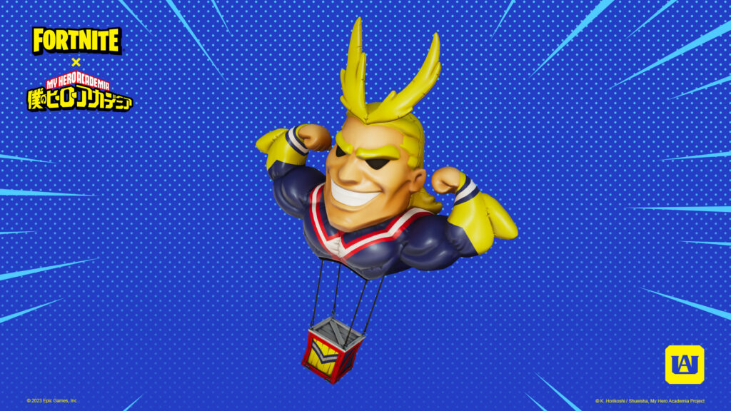 The All Might Supply Drop via Epic Games