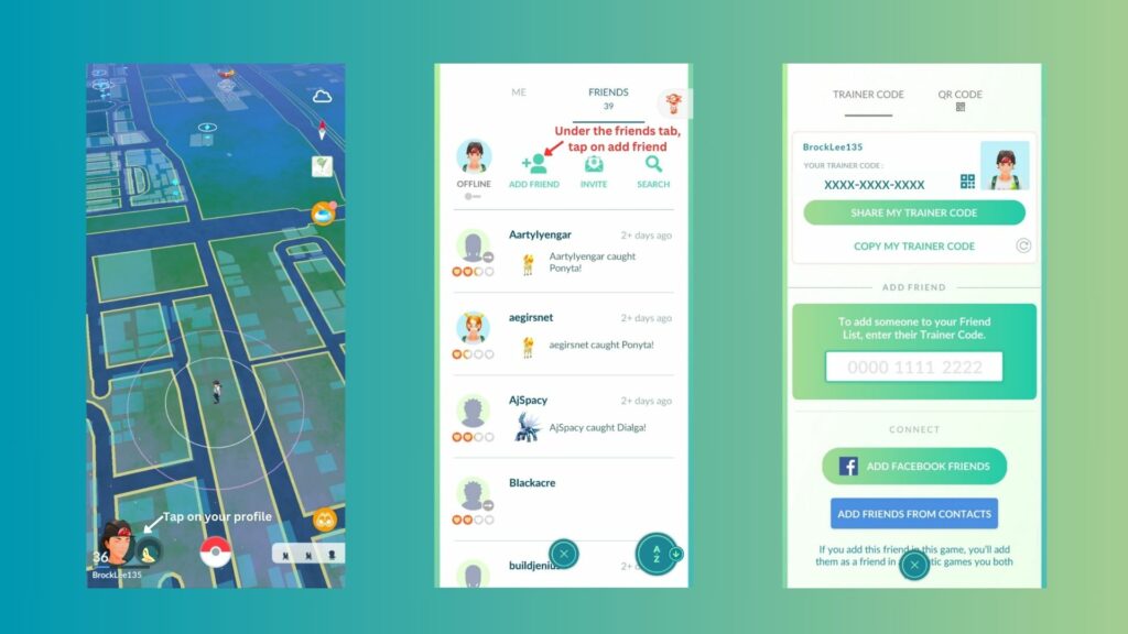 Pokémon GO Friend Codes