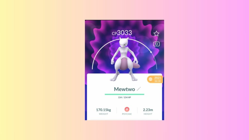 Catch Mewtwo in Pokémon GO