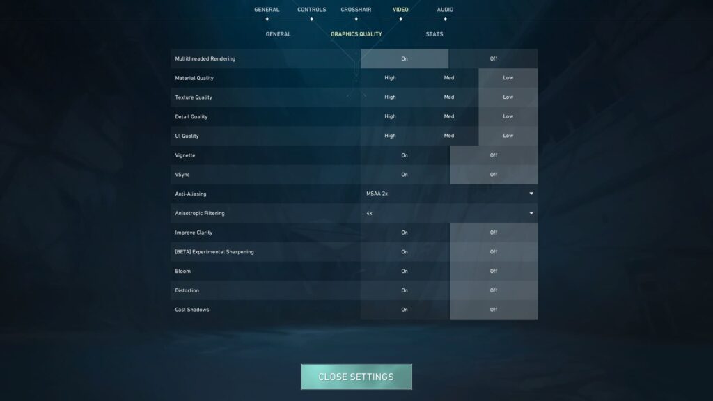 Como alterar as configurações de áudio de VALORANT