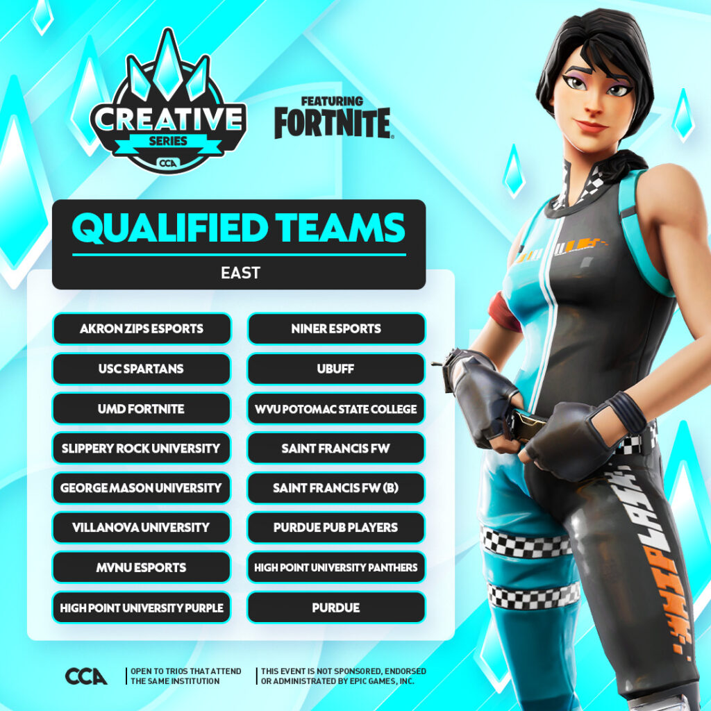 CCA Fortnite Creative Series (East Qualifiers)