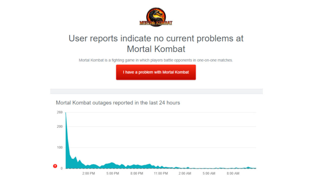 Mortal Kombat 1 server status
