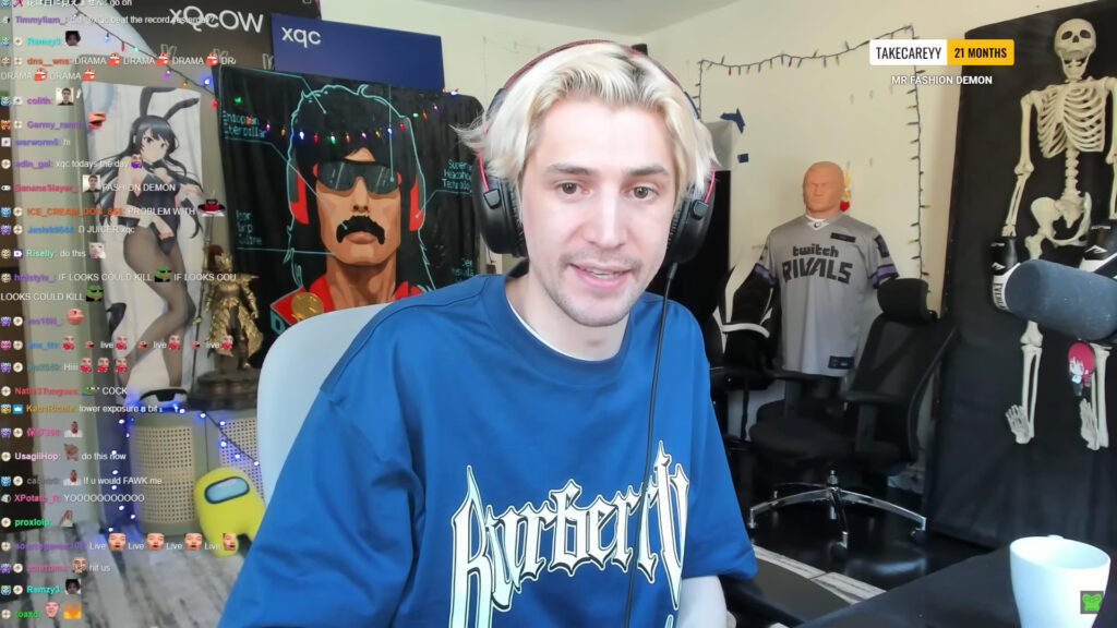 xQc signed a $100 million deal to join Kick.<br>(Image via <a href="https://youtu.be/m-LAxEfsqSU" target="_blank" rel="noreferrer noopener nofollow">xQc Clips</a>)