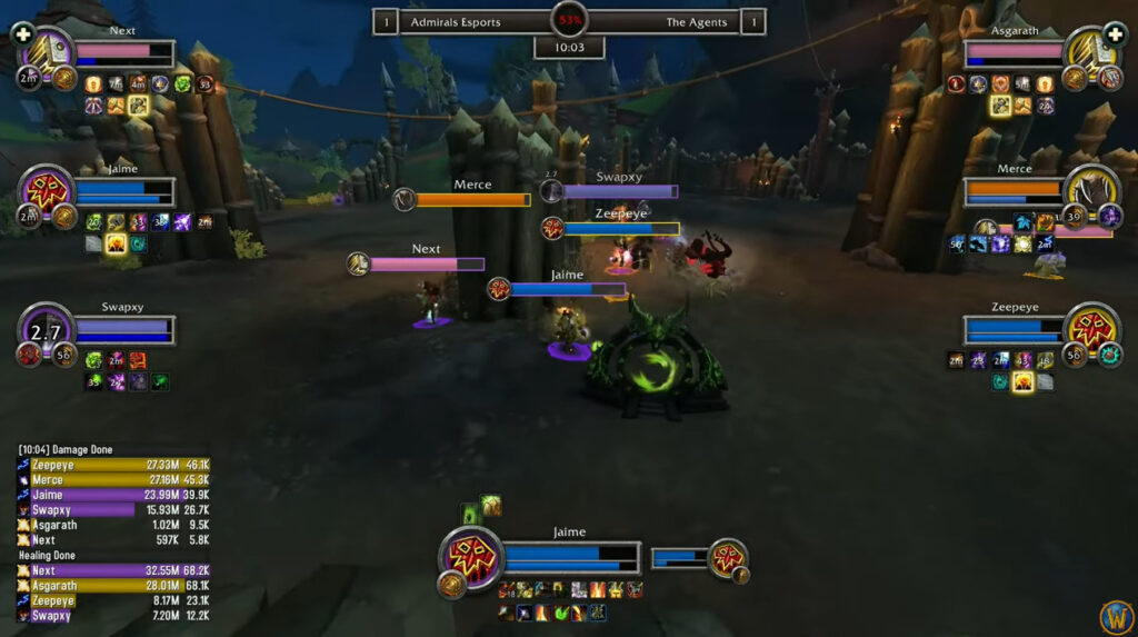 World of Warcraft esports screenshot (Image via Blizzard Entertainment)