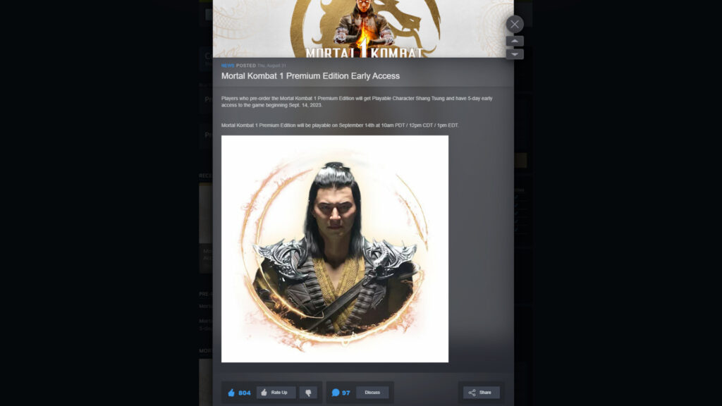 Buy Mortal Kombat 1 Premium Edition Steam