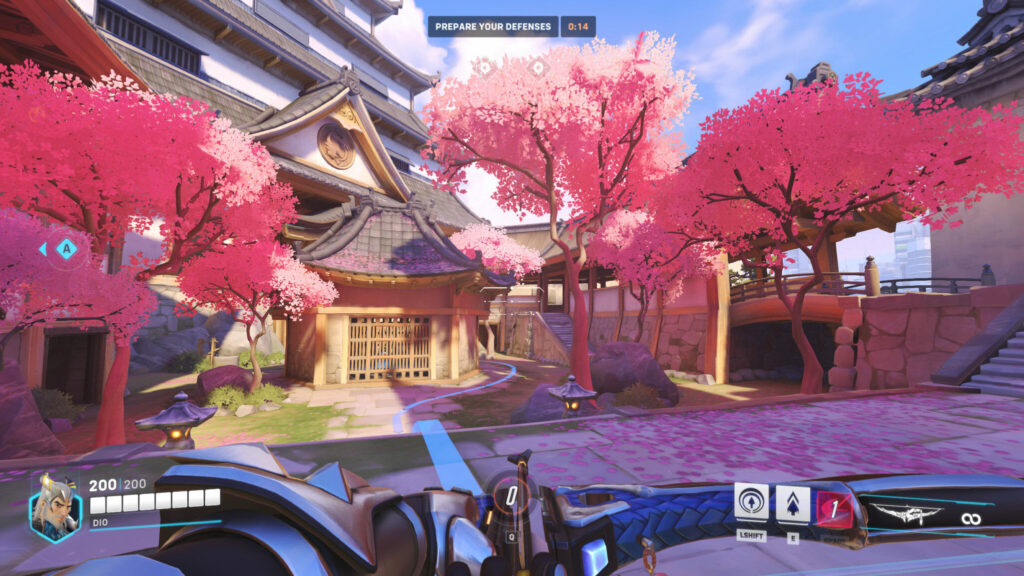 Overwatch 2 Hanamura map screenshot (Image via Blizzard Entertainment)