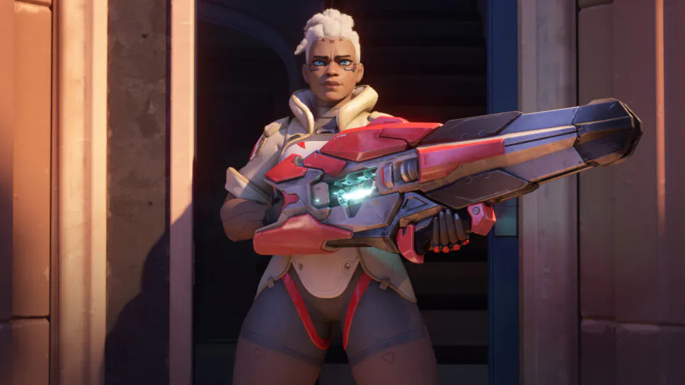 Sojourn is an Overwatch 2 character from Toronto (Image via Blizzard Entertainment)