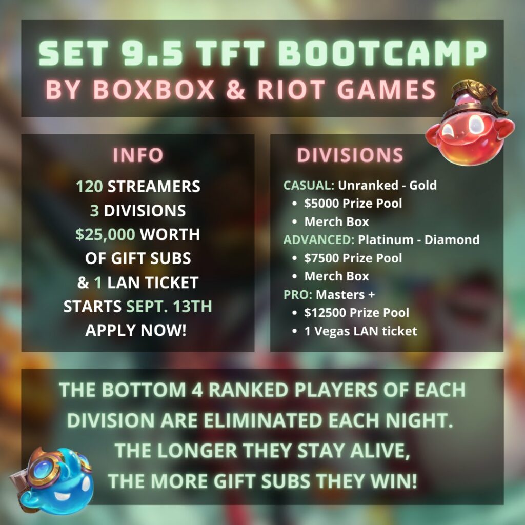 Boxbox Bootcamp returns for the release of Set 9!