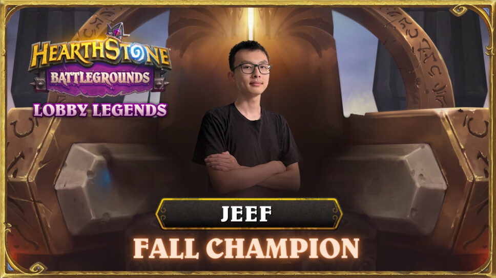 Jeef wins Hearthstone Battlegrounds Lobby Legends Fall Championship! cover image