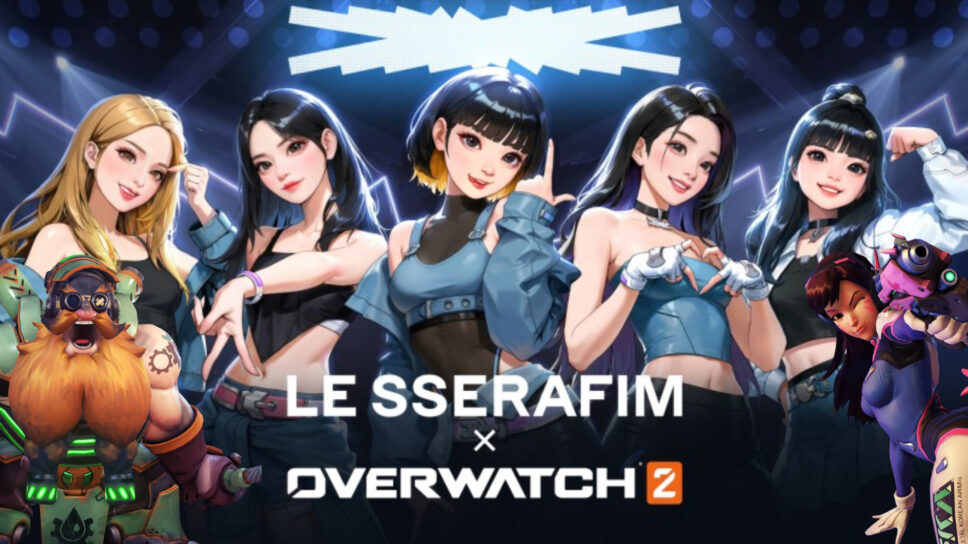 LE SSERAFIM x Overwatch crossover, skins, game mode announced cover image