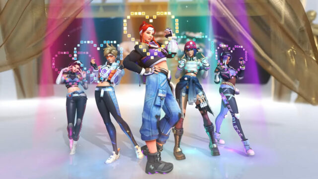 Overwatch 2 LE SSERAFIM event gets Concert Clash, skins, and dance emotes preview image