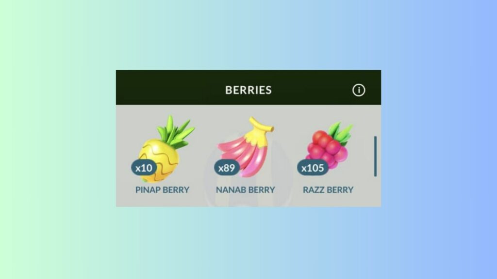 Berries can be fed to Pokémon before catching them. Some of them improve catch rate.