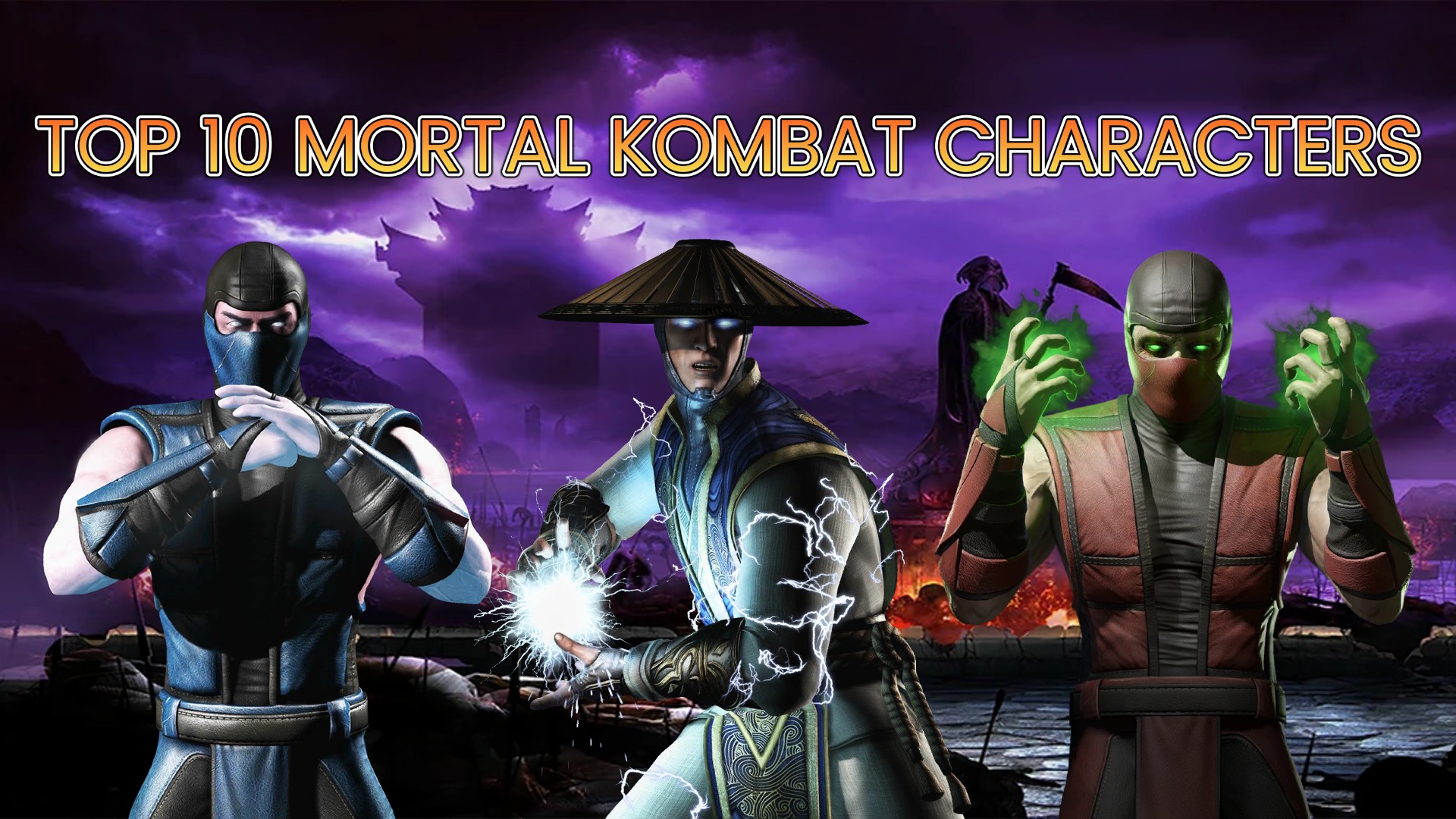 The top 10 Mortal Kombat characters of all time