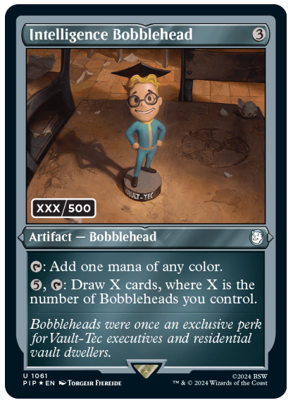 <em>One of 500 printed versions of each Bobblehead, creating yet another limited 'chase' card.</em>