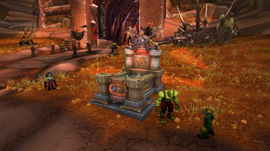 A Warcraft Rumble Machine in World of Warcraft (Image via Blizzard Entertainment)