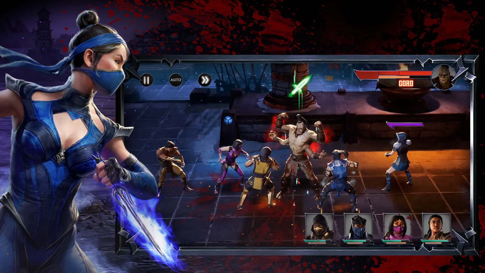 Mortal Kombat Onslaught gameplay (Image via Warner Bros. Games)