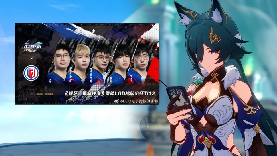 Honkai Star Rail sponsors LGD Gaming and Azure Ray for TI12 cover image