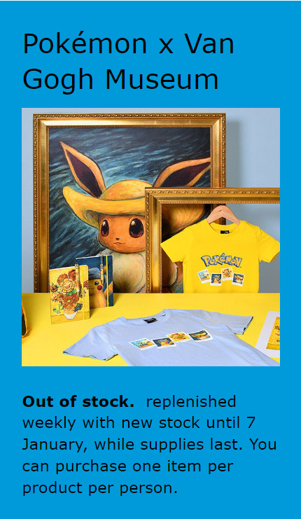 Pokemon TCG Collectors Preparing For Van Gogh Museum Promo Cards