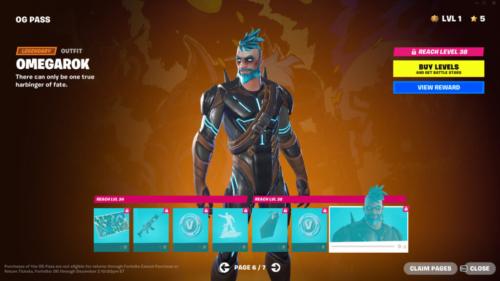 Fortnite OG Battle Pass: All Outfits and rewards in the ‘OG Pass ...