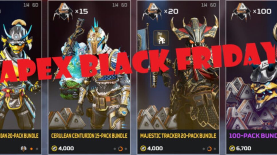 Apex Legends Black Friday event sale arrives with five bundles cover image