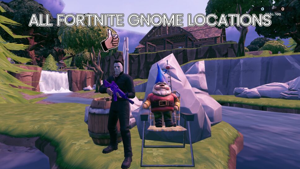 All Gnome locations in Fortnite OG cover image