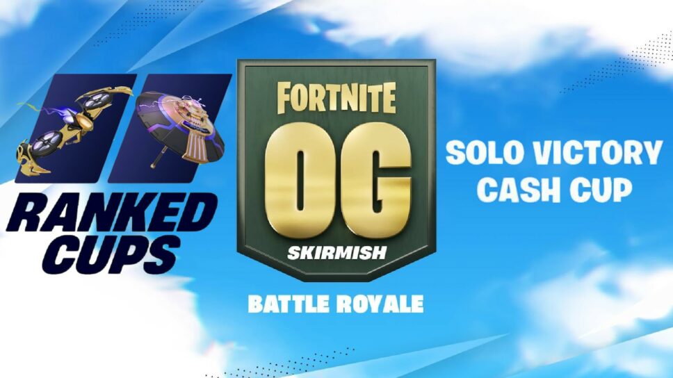 Fortnite OG Cash Cups and Skirmish tournament schedule esports.gg