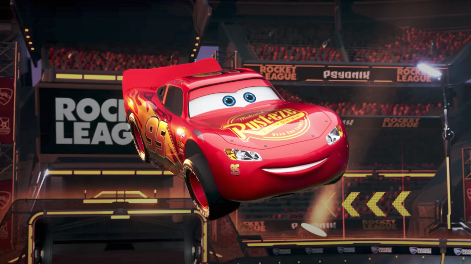 LIGHTNING MCQUEEN DECAL FOR DOMINUS – Rocket League Mods