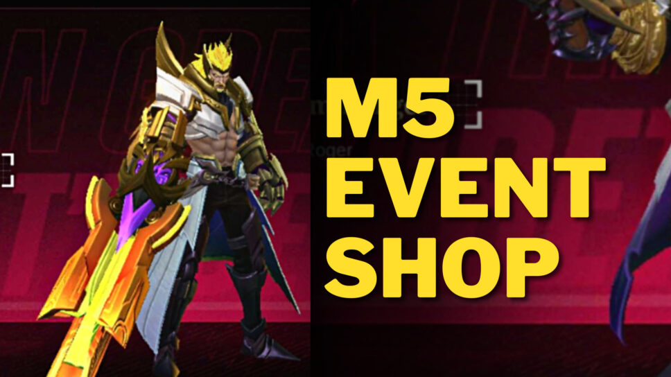 What items can you buy in the M5 Event Shop? cover image