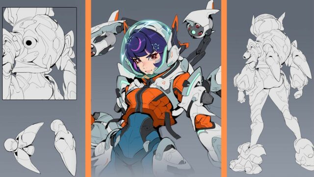 Overwatch 2 teases Space Ranger concept art, kit, and lore preview image